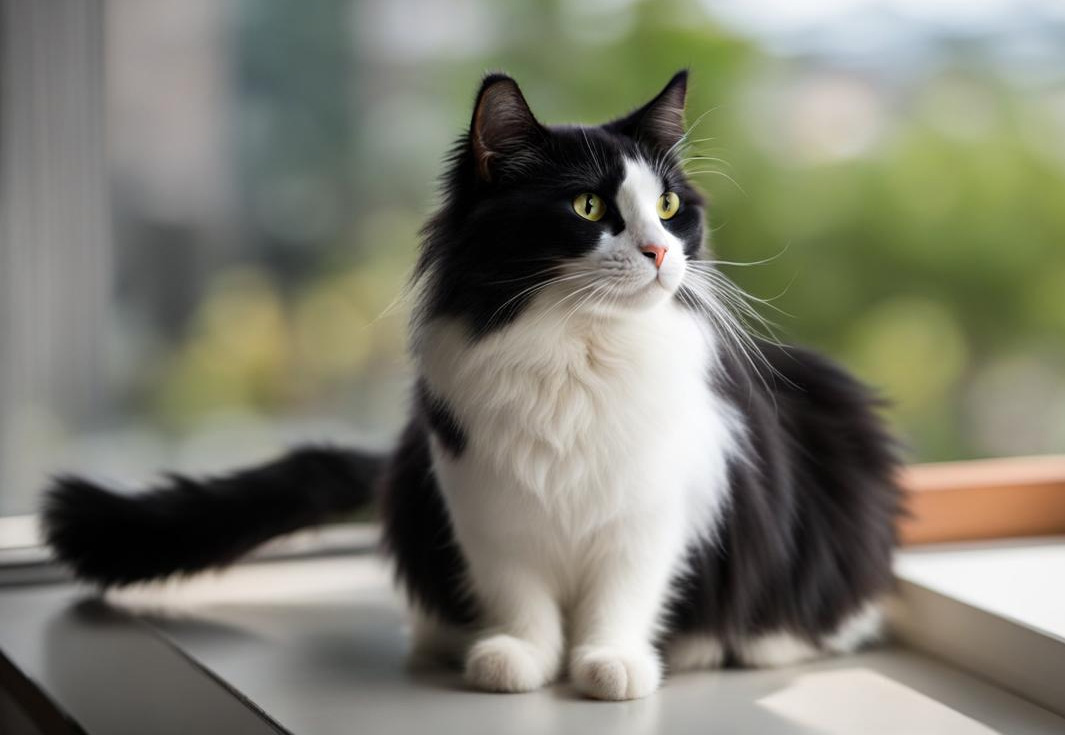 Elegance Personified: The Tuxedo Long Hair Cat Breed